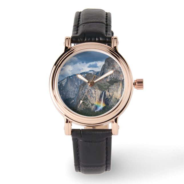 Waterfalls | Bridal Veil Falls Yosemite California Watch (Front)