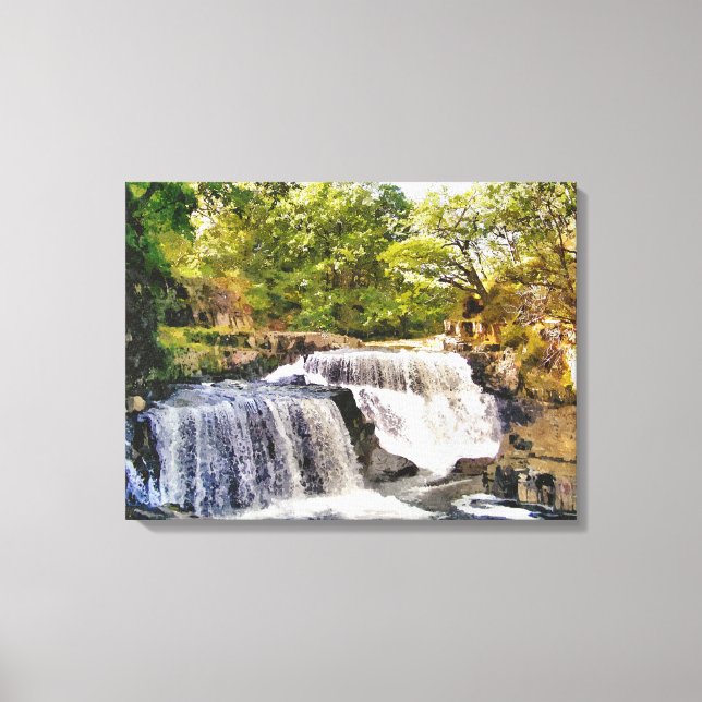 WATERFALLS CANVAS PRINT (Front)