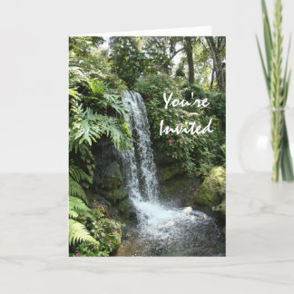 Waterfalls Card Invitation