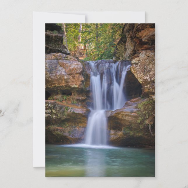 Waterfalls | Cedar Falls, Ohio Thank You Card (Front)