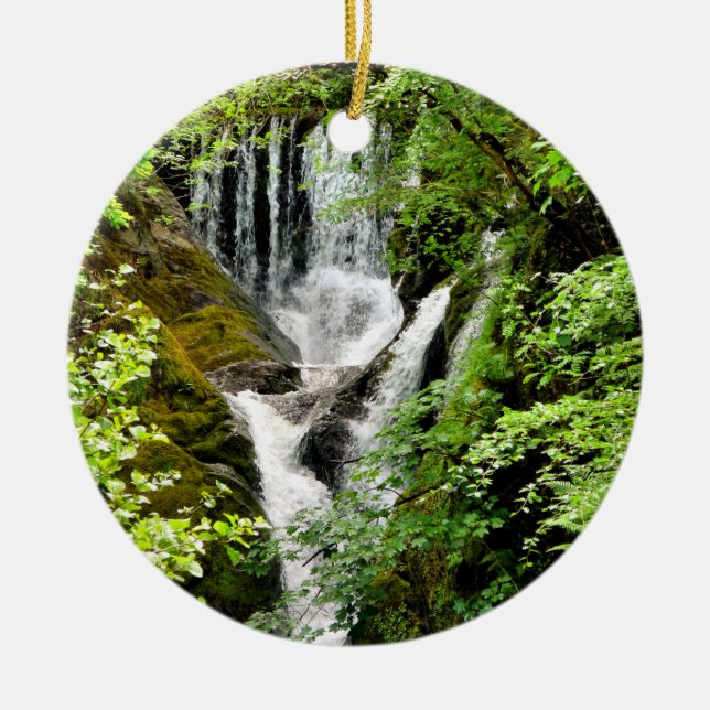 WATERFALLS   CERAMIC TREE DECORATION (Front)