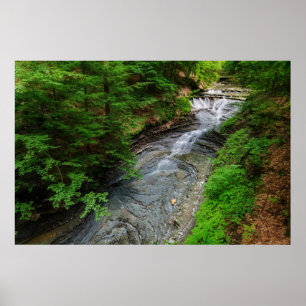 Waterfalls Cuyahoga Valley Ohio Poster