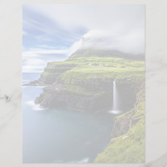 Waterfalls | Faroe Islands, Denmark (Front)