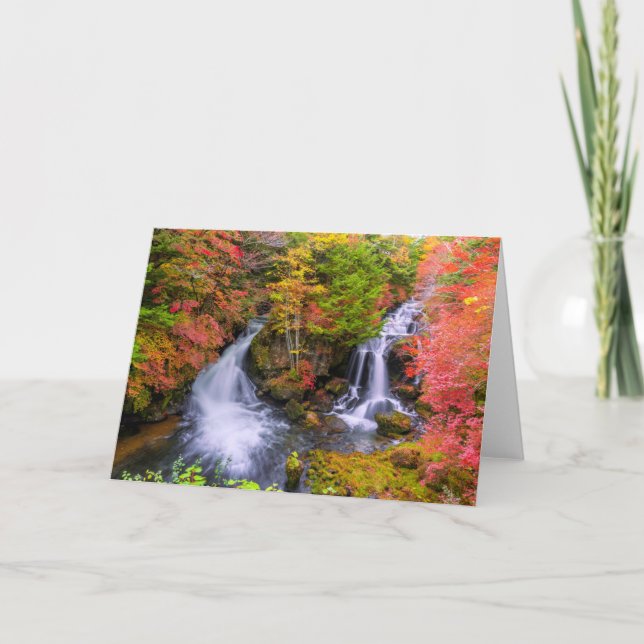 Waterfalls | Faucet Waterfalls Nikko Japan Fall Card (Front)