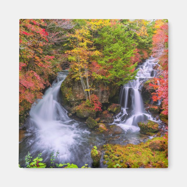 Waterfalls | Faucet Waterfalls Nikko Japan Fall Magnet (Front)