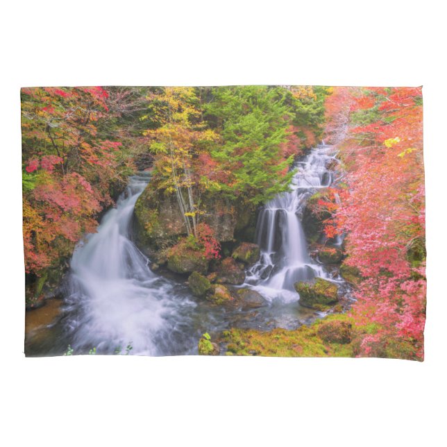 Waterfalls | Faucet Waterfalls Nikko Japan Fall Pillowcase (Front)