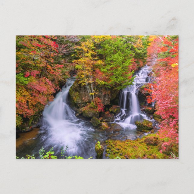 Waterfalls | Faucet Waterfalls Nikko Japan Fall Postcard (Front)