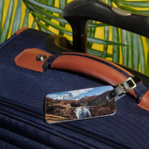 Waterfalls Fitz Roy Mountain, Argentina Luggage Tag