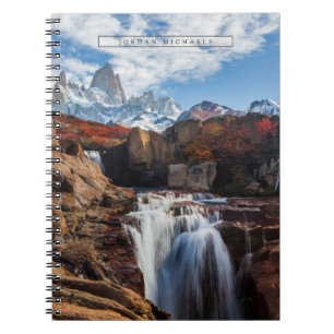 Waterfalls   Fitz Roy Mountain, Argentina Notebook