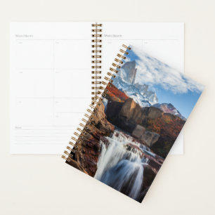 Waterfalls   Fitz Roy Mountain, Argentina Planner