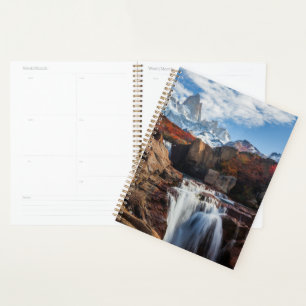 Waterfalls   Fitz Roy Mountain, Argentina Planner