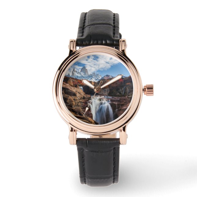 Waterfalls | Fitz Roy Mountain, Argentina Watch (Front)