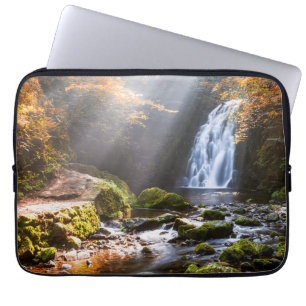 Waterfalls Gleno, Northern Ireland Laptop Sleeve