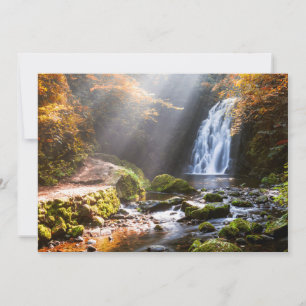 Waterfalls Gleno, Northern Ireland Thank You Card