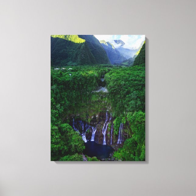 Waterfalls | Grand Galet Falls Canvas Print (Front)