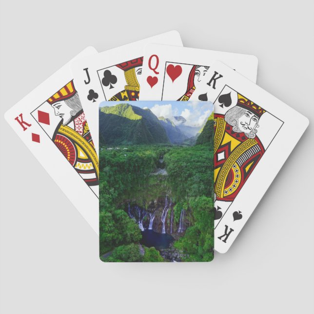 Waterfalls | Grand Galet Falls Playing Cards (Back)