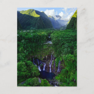 Waterfalls   Grand Galet Falls Postcard