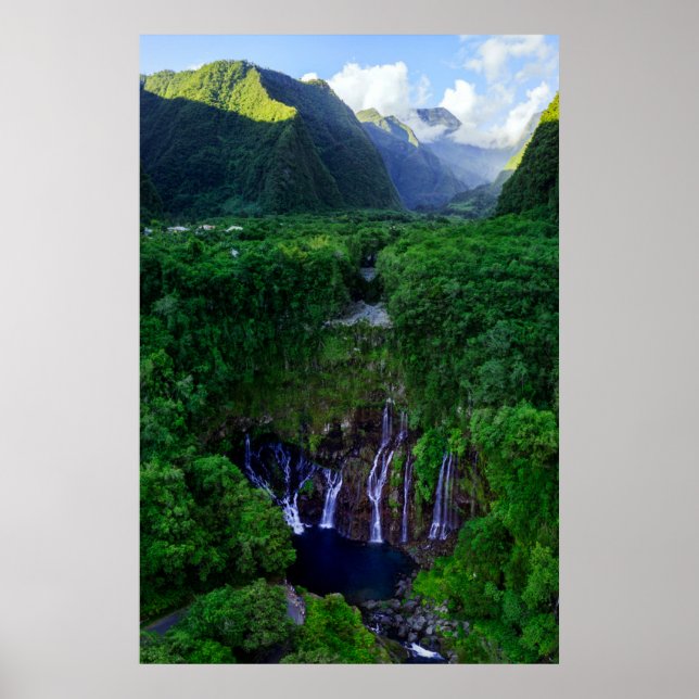 Waterfalls | Grand Galet Falls Poster (Front)