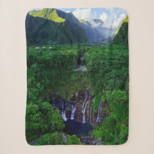 Waterfalls Grand Galet Falls Sherpa Blanket