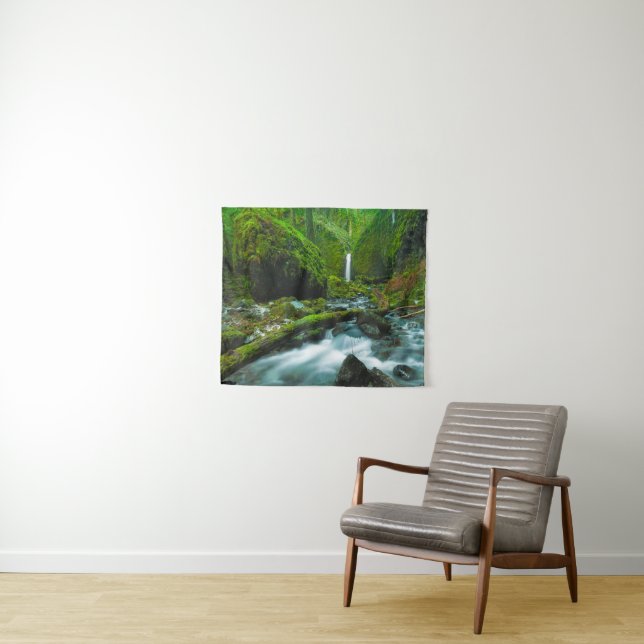 Waterfalls | Grotto Falls, Oregon Tapestry (In Situ (Horizontal))