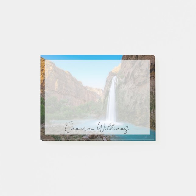 Waterfalls | Havasu Falls at Sunset Post-it Notes (Front)
