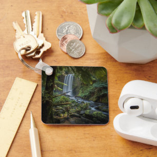 Waterfalls Hopetoun Falls, New Zealand Key Ring