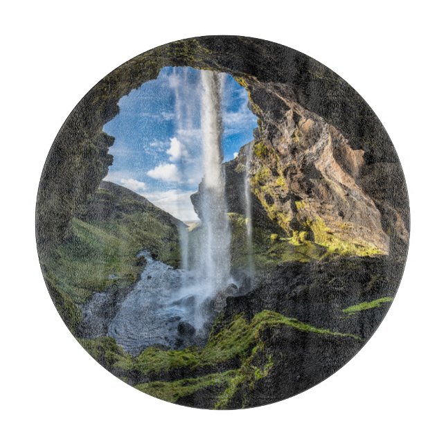 Waterfalls | Icelandic Waterfall Cutting Board (Front)