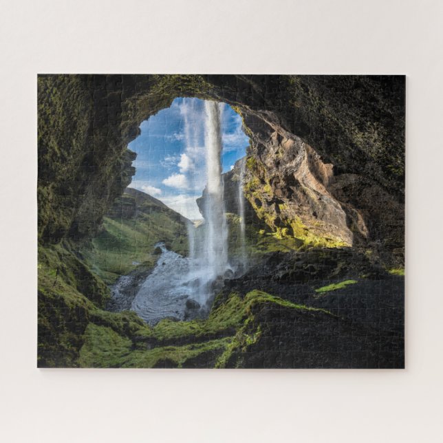 Waterfalls | Icelandic Waterfall Jigsaw Puzzle (Horizontal)
