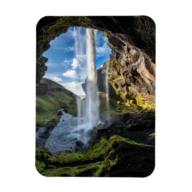 Waterfalls | Icelandic Waterfall Magnet (Vertical)