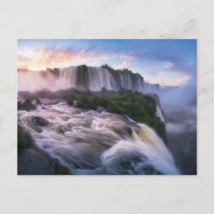 Waterfalls   Iguazu Waterfall, Brazil Postcard