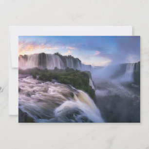 Waterfalls Iguazu Waterfall, Brazil Thank You Card
