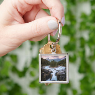 Waterfalls   Jasper National Park, Canada Key Ring