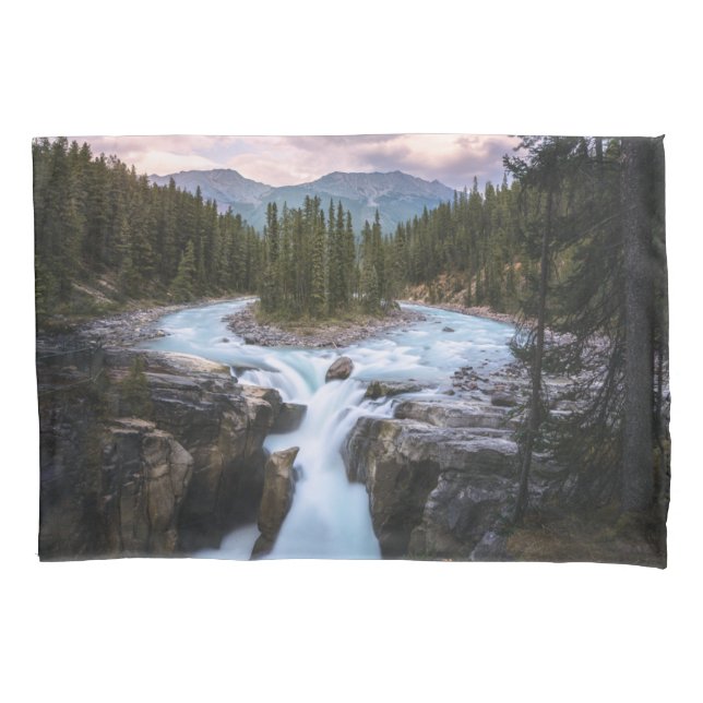 Waterfalls | Jasper National Park, Canada Pillowcase (Front)