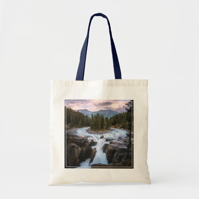 Waterfalls | Jasper National Park, Canada Tote Bag (Front)
