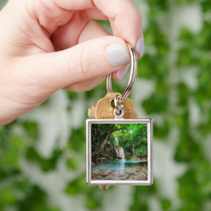 Waterfalls Kanchanaburi, Thailand Key Ring