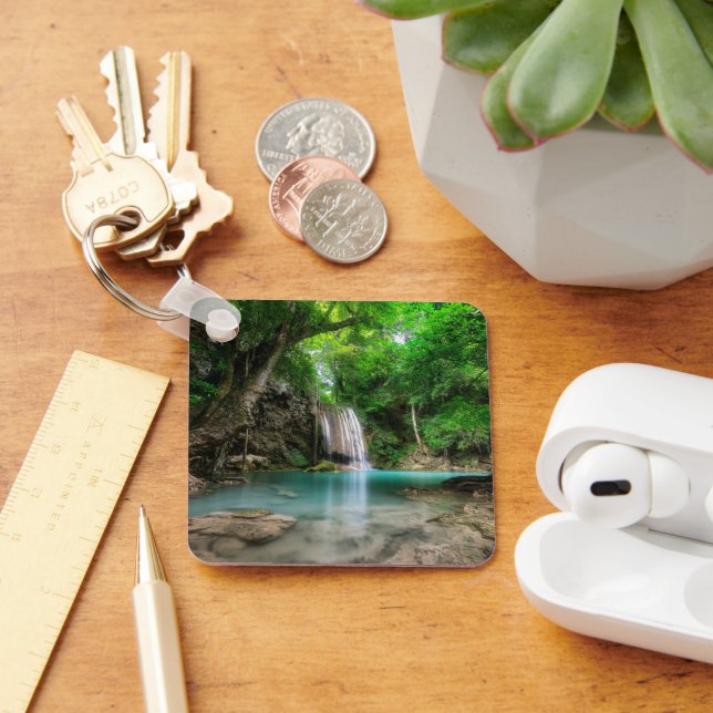 Waterfalls | Kanchanaburi, Thailand Key Ring (Desk)