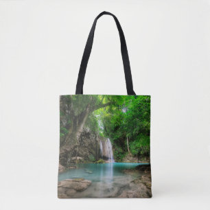 Waterfalls   Kanchanaburi, Thailand Tote Bag
