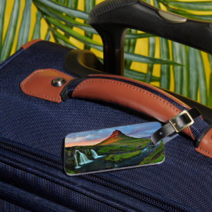 Waterfalls Kirkjufell, Iceland Luggage Tag
