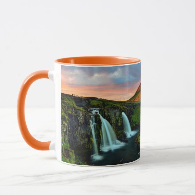 Waterfalls | Kirkjufell, Iceland Mug (Left)