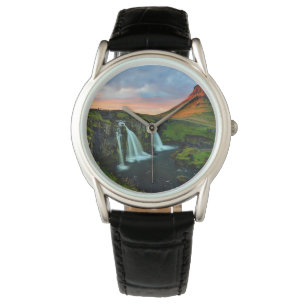 Waterfalls Kirkjufell, Iceland Watch