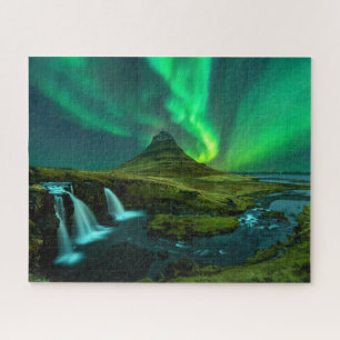 Waterfalls Kirkjufellfoss Waterfall, Iceland Jigsaw Puzzle