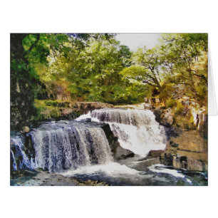 WATERFALLS LANDSCAPE card