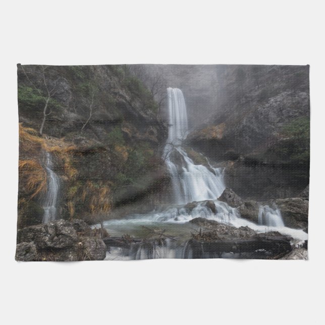 Waterfalls | Los Chorros Waterfall Tea Towel (Horizontal)