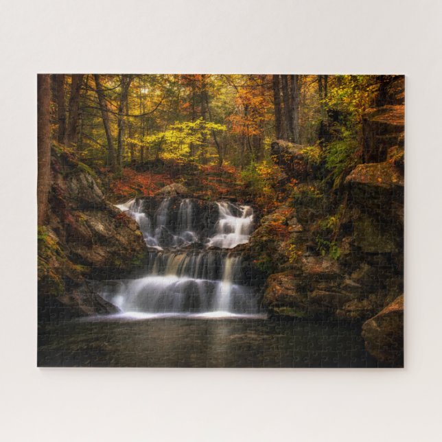 Waterfalls | New England Connecticut Jigsaw Puzzle (Horizontal)