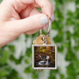 Waterfalls New England Connecticut Key Ring