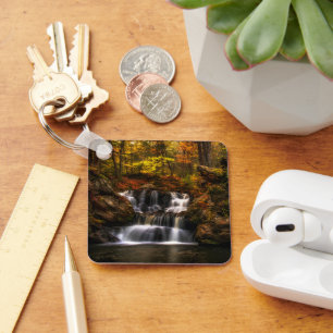 Waterfalls New England Connecticut Key Ring