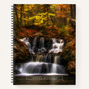 Waterfalls New England Connecticut Notebook