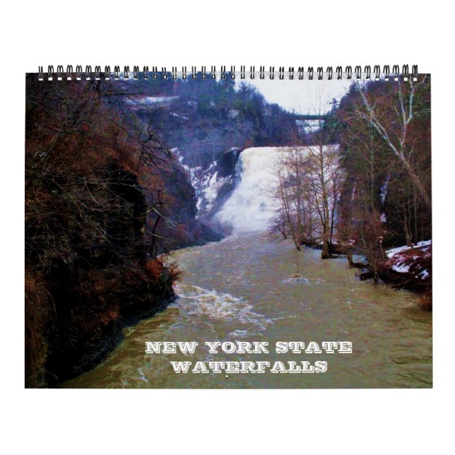 WATERFALLS OF NEW YORK STATE  calendar (Cover)