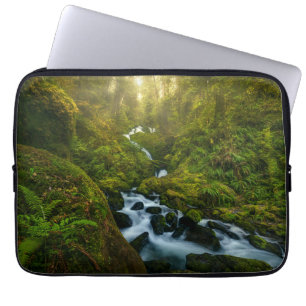 Waterfalls Olympic National Park, Washington Laptop Sleeve