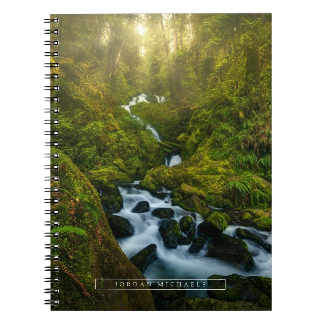 Waterfalls | Olympic National Park, Washington Notebook (Front)